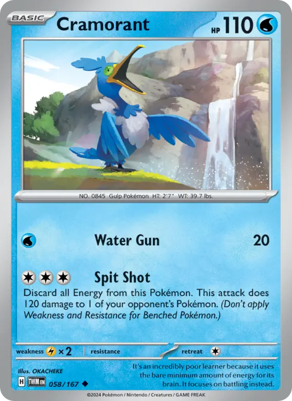 Cramorant — Twilight Masquerade card #058