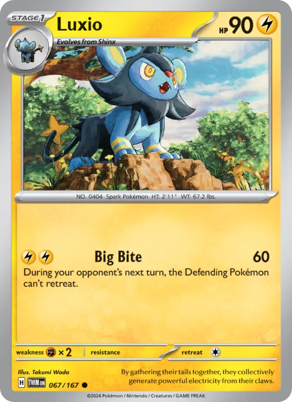 Luxio — Twilight Masquerade card #067