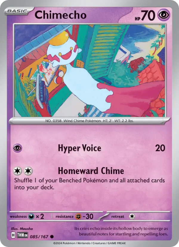 Chimecho — Twilight Masquerade card #085