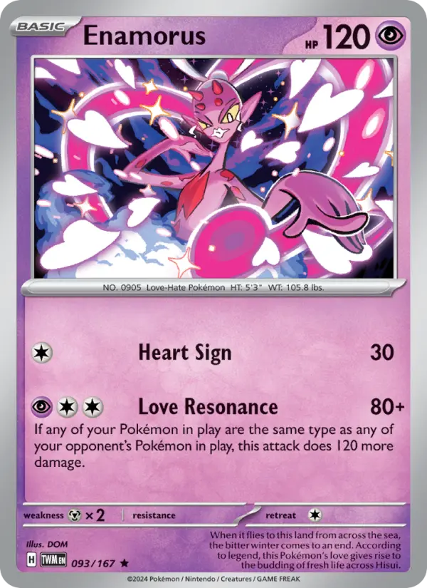 Enamorus — Twilight Masquerade card #093
