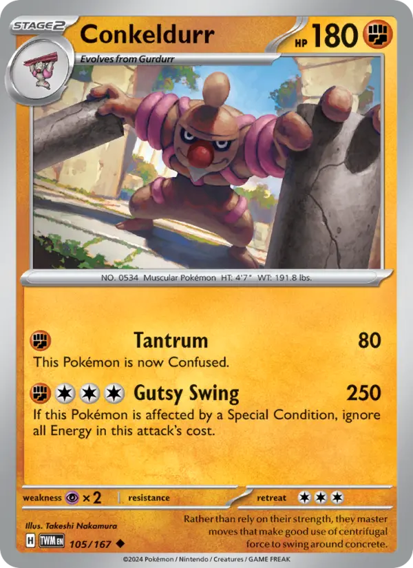Conkeldurr — Twilight Masquerade card #105