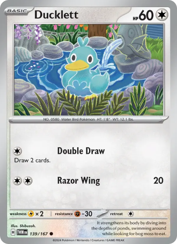 Ducklett — Twilight Masquerade card #139