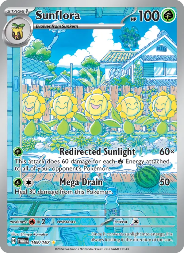 Sunflora — Twilight Masquerade card #169
