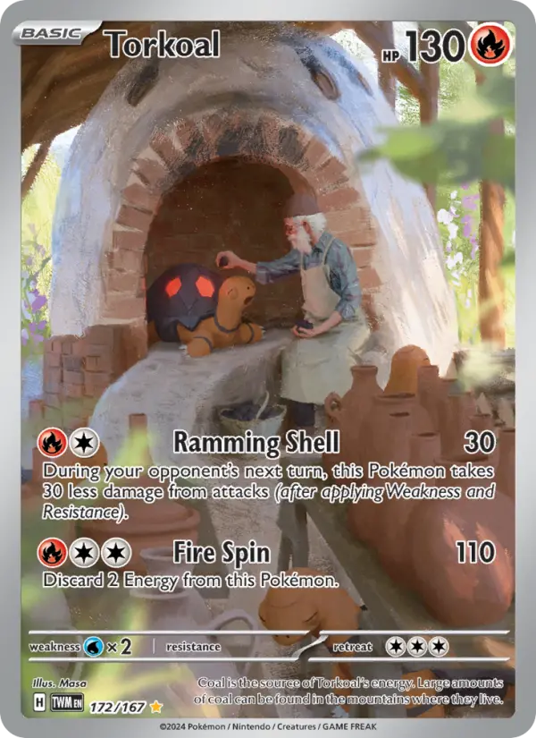 Torkoal — Twilight Masquerade card #172