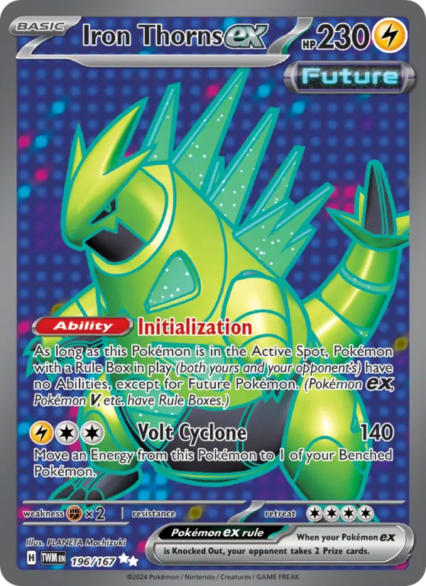 Iron Thorns ex — Twilight Masquerade card #196