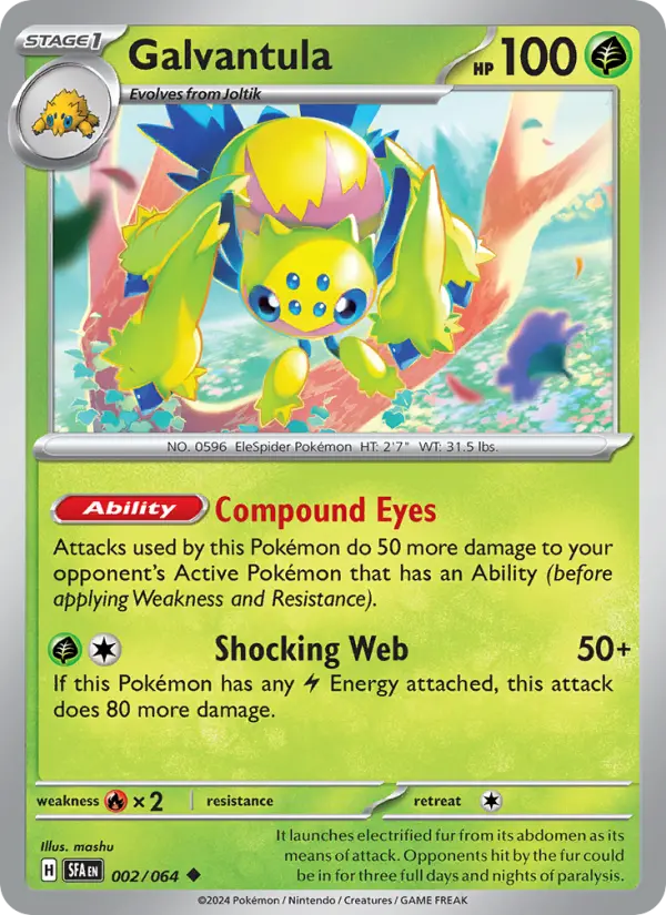 Galvantula — Shrouded Fable card #002