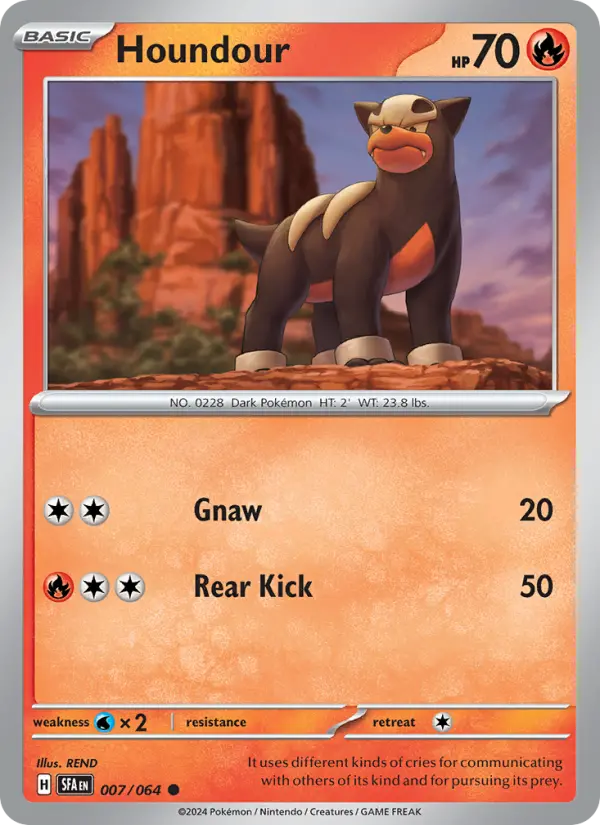 Houndour — Shrouded Fable card #007