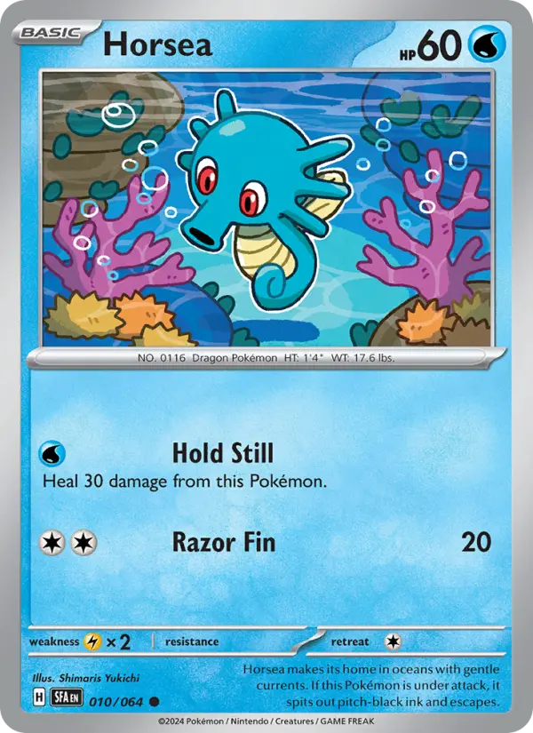 Horsea — Shrouded Fable card #010