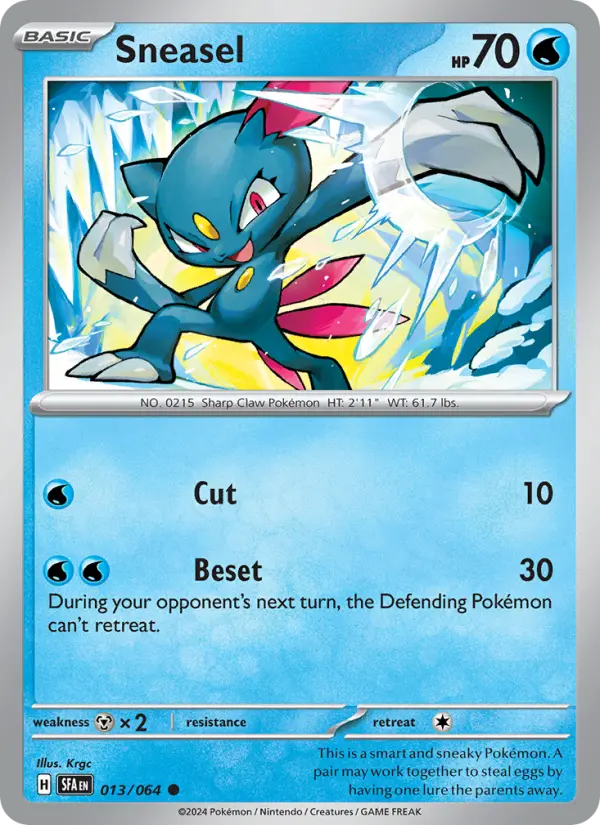 Sneasel — Shrouded Fable card #013