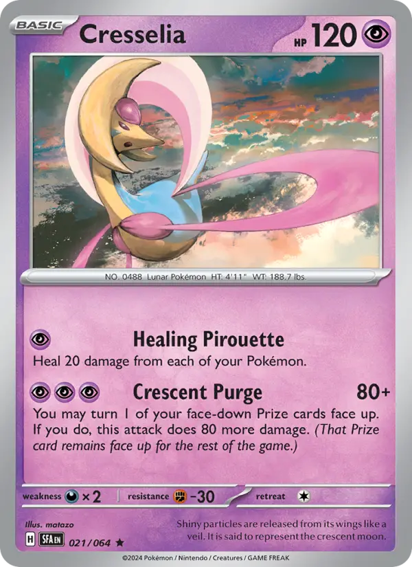 Cresselia — Shrouded Fable card #021