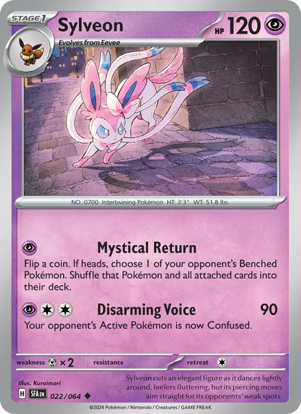Sylveon — Shrouded Fable card #022