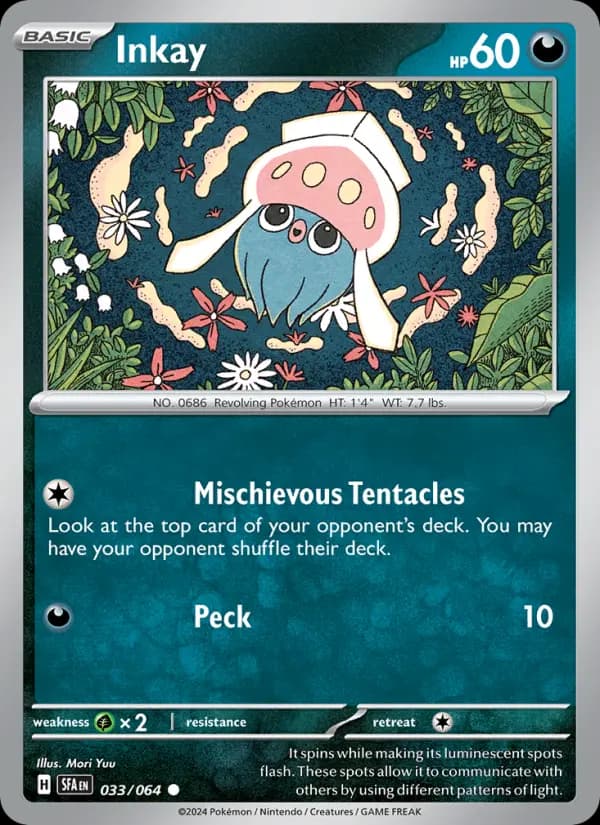 Inkay — Shrouded Fable card #033