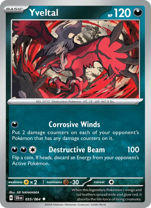 Yveltal — Shrouded Fable card #035