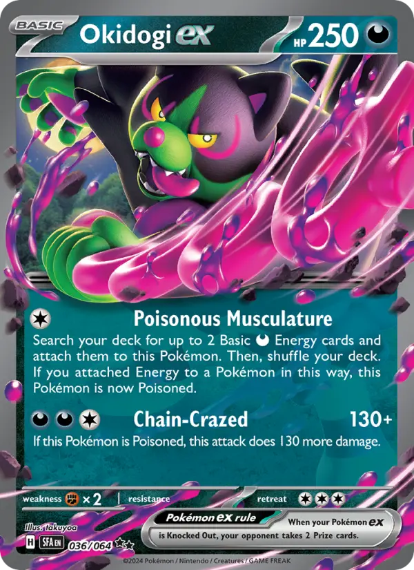 Okidogi ex — Shrouded Fable card #036