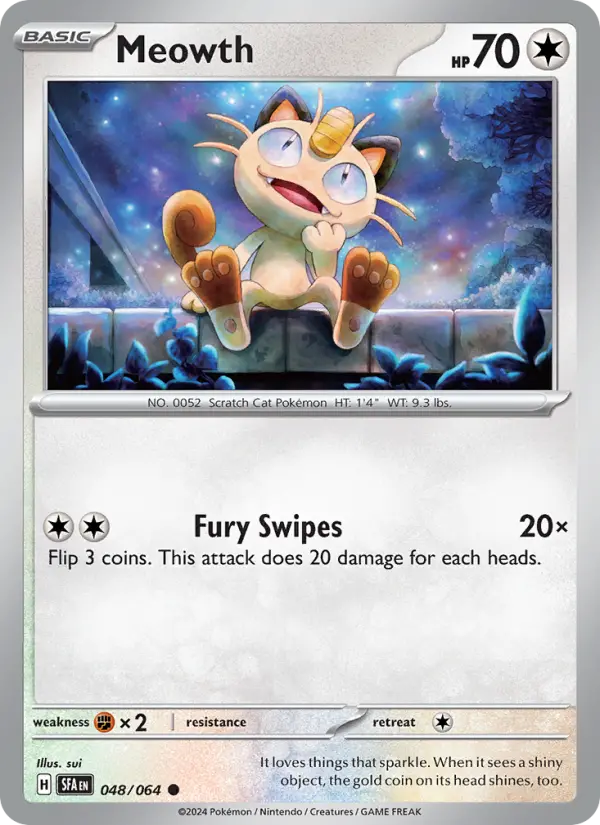 Meowth — Shrouded Fable card #048