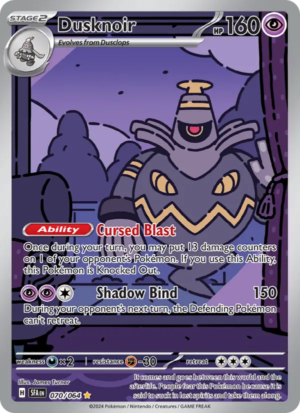 Dusknoir — Shrouded Fable card #070