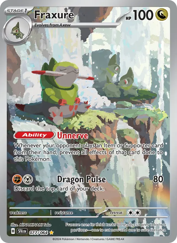 Fraxure — Shrouded Fable card #077