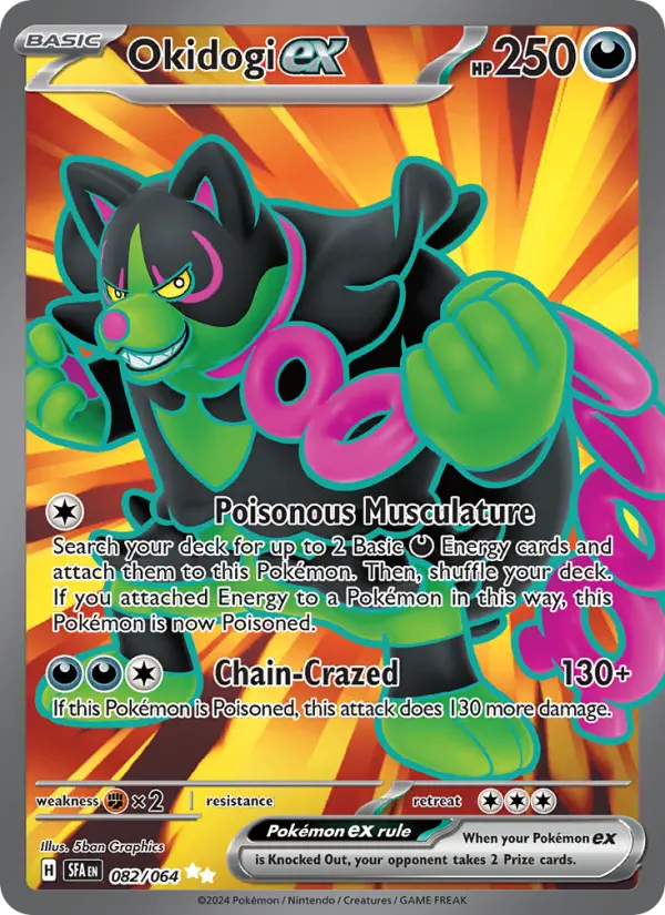 Okidogi ex — Shrouded Fable card #082