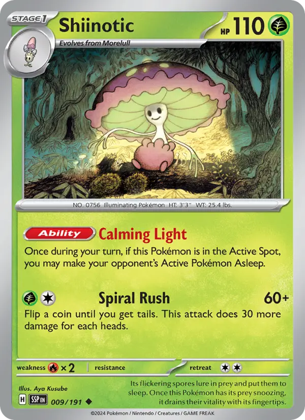 Shiinotic — Surging Sparks card #009