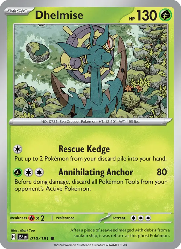 Dhelmise — Surging Sparks card #010