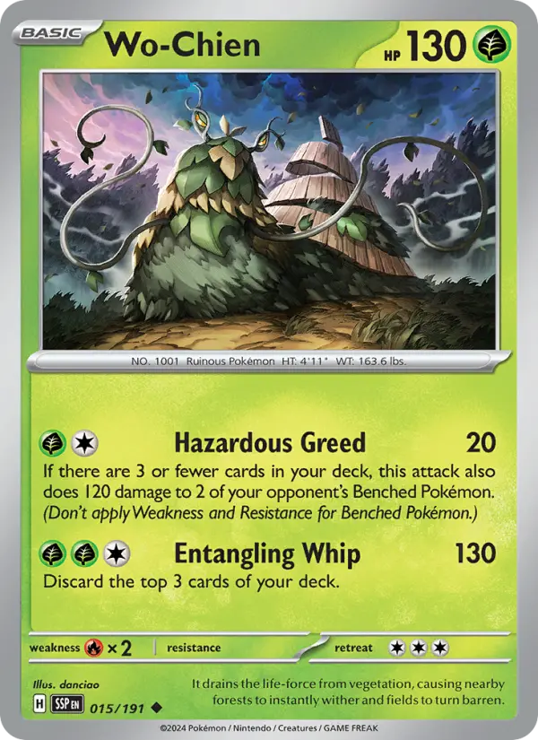 Wo-Chien — Surging Sparks card #015
