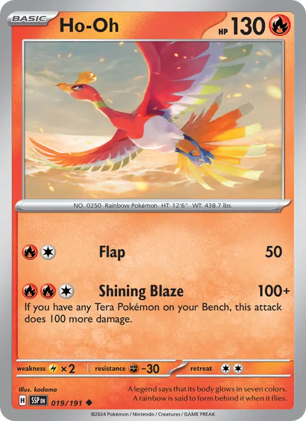 Ho-Oh — Surging Sparks card #019