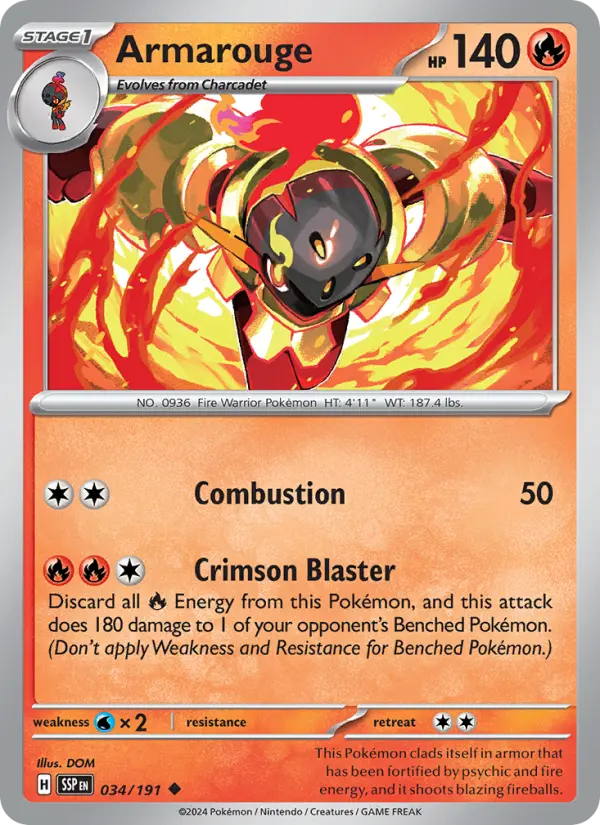 Armarouge — Surging Sparks card #034
