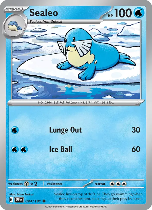 Sealeo — Surging Sparks card #044