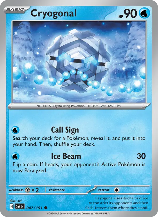 Cryogonal — Surging Sparks card #047
