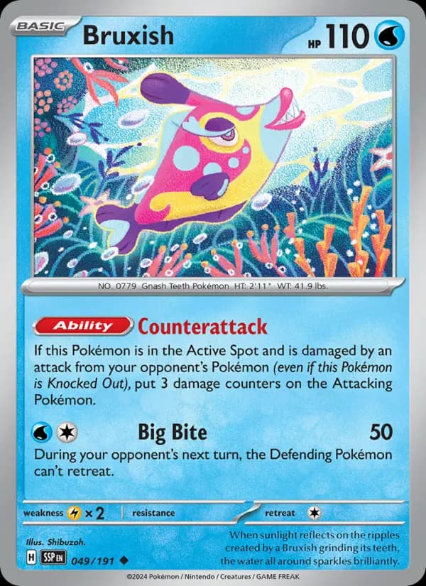 Bruxish — Surging Sparks card #049