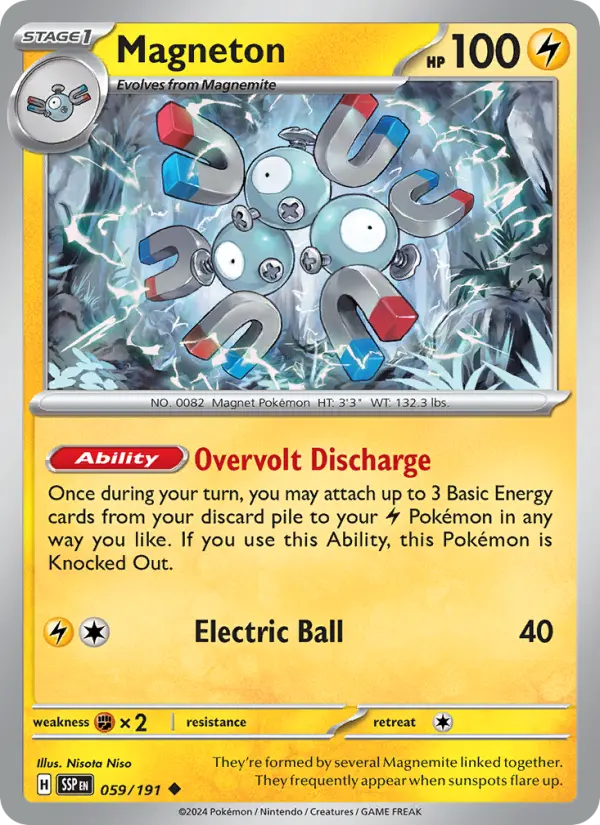 Magneton — Surging Sparks card #059