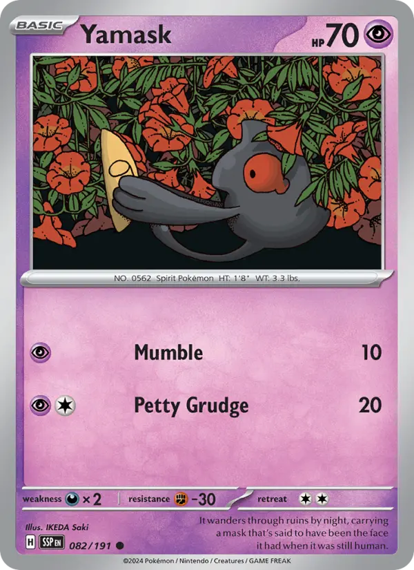 Yamask — Surging Sparks card #082