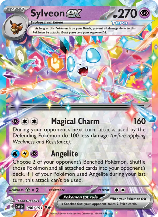 Sylveon ex — Surging Sparks card #086