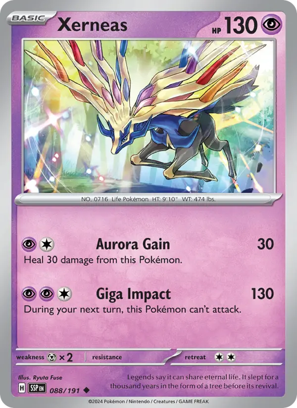 Xerneas — Surging Sparks card #088
