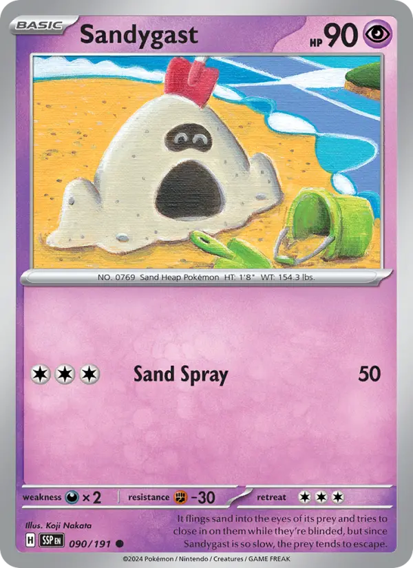 Sandygast — Surging Sparks card #090