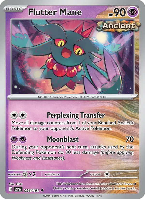 Flutter Mane — Surging Sparks card #096