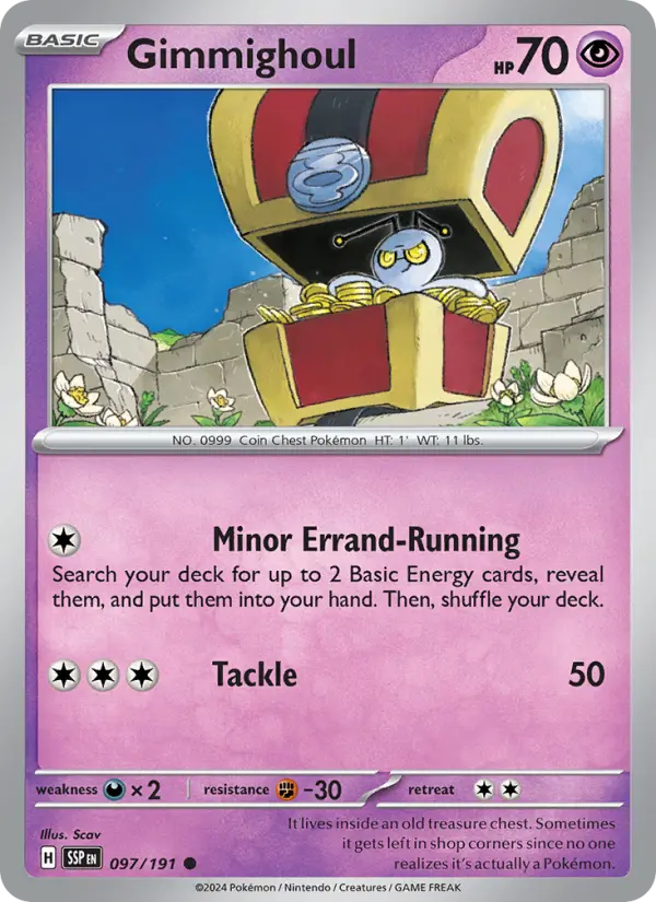 Gimmighoul — Surging Sparks card #097