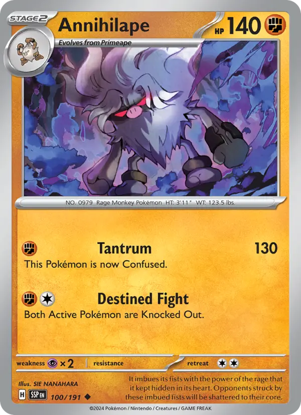 Annihilape — Surging Sparks card #100