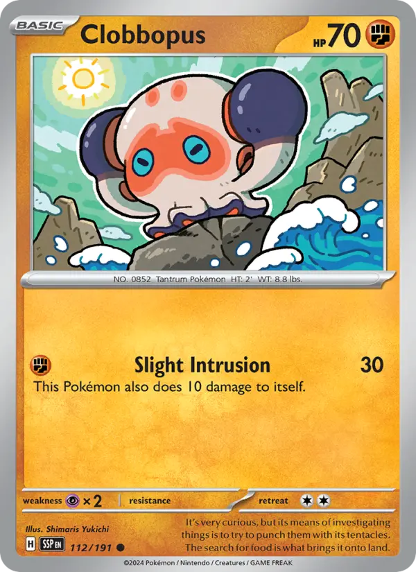 Clobbopus — Surging Sparks card #112
