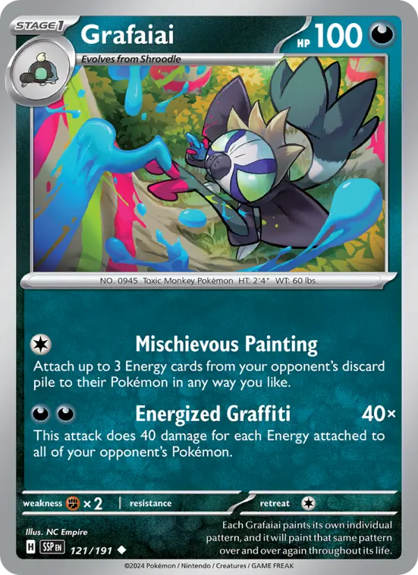Grafaiai — Surging Sparks card #121