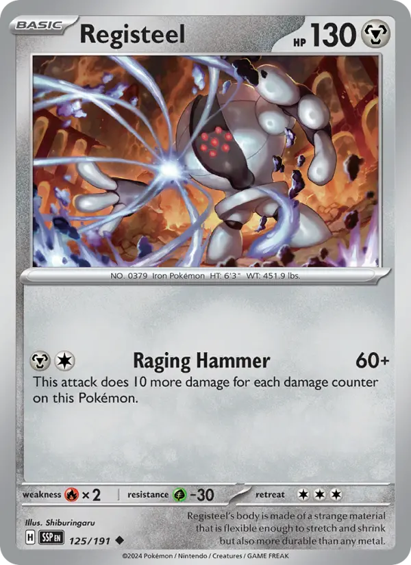 Registeel — Surging Sparks card #125