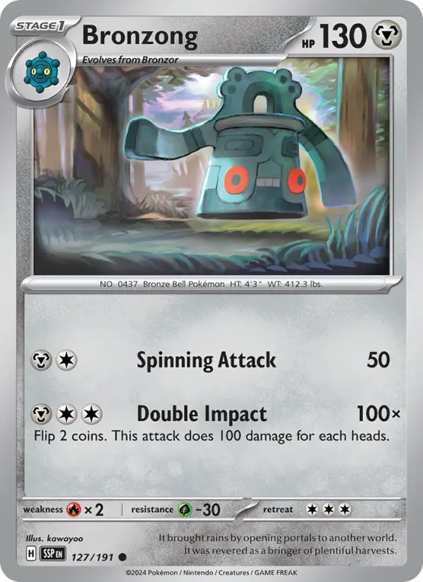 Bronzong — Surging Sparks card #127