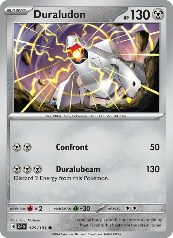 Duraludon — Surging Sparks card #129