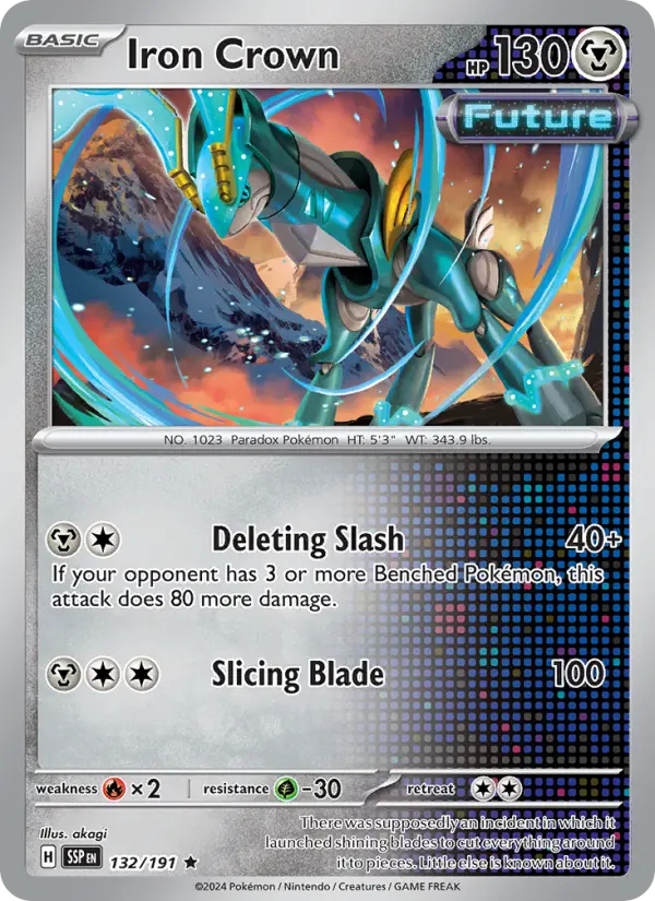 Iron Crown — Surging Sparks card #132