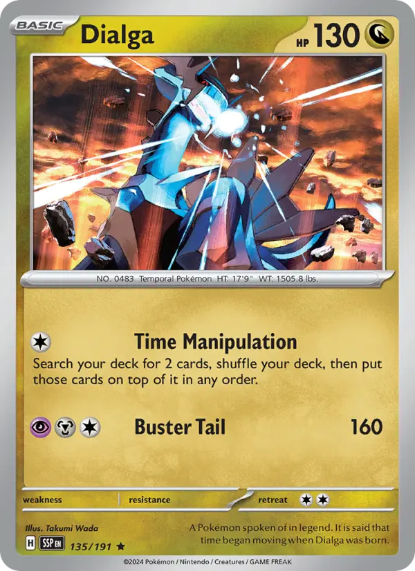 Dialga — Surging Sparks card #135