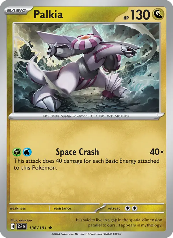 Palkia — Surging Sparks card #136