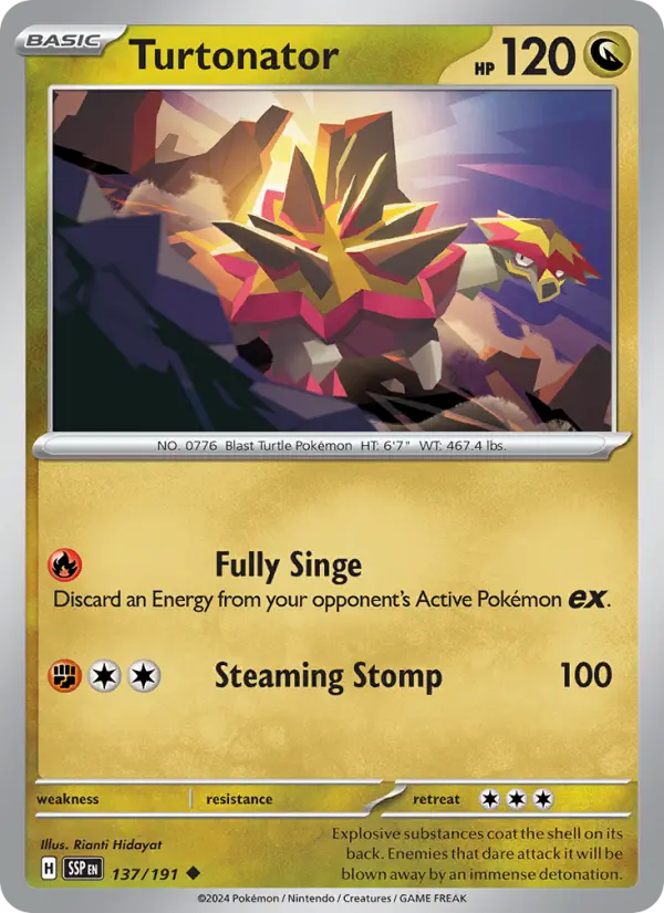 Turtonator — Surging Sparks card #137