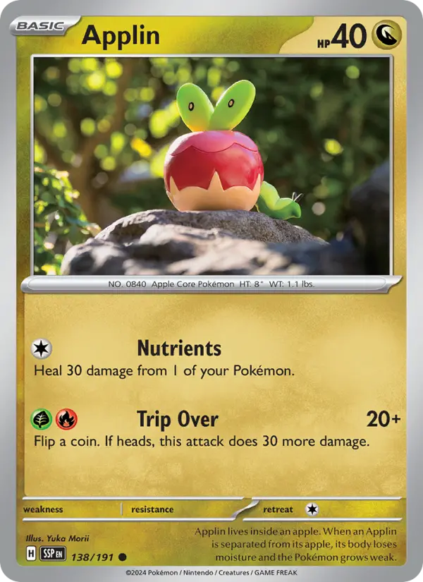 Applin — Surging Sparks card #138