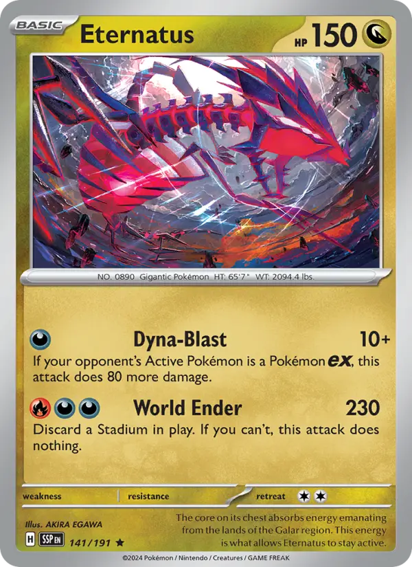 Eternatus — Surging Sparks card #141