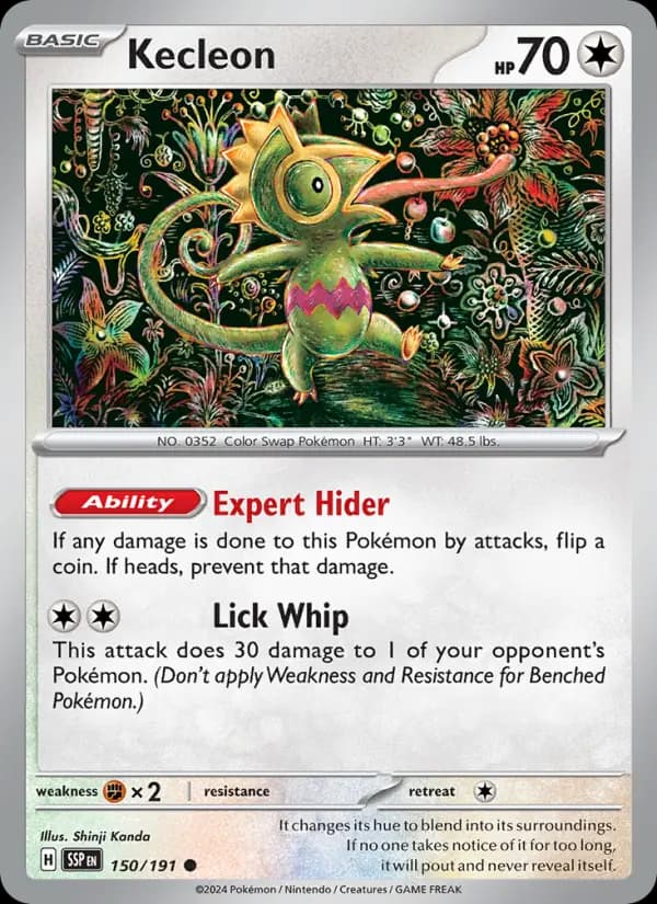 Kecleon — Surging Sparks card #150